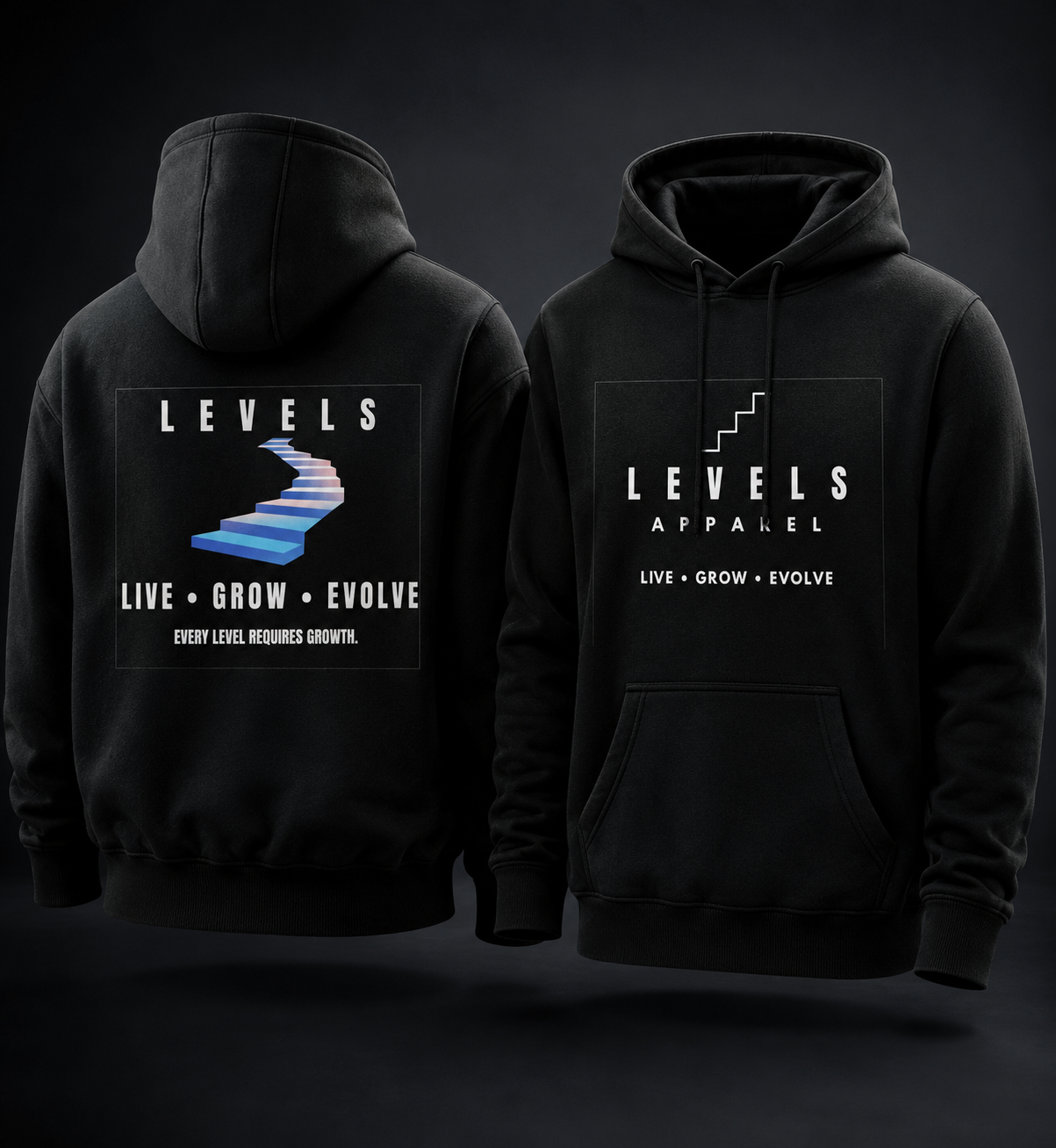 LEVELS “Every Level Requires Growth” Hoodie